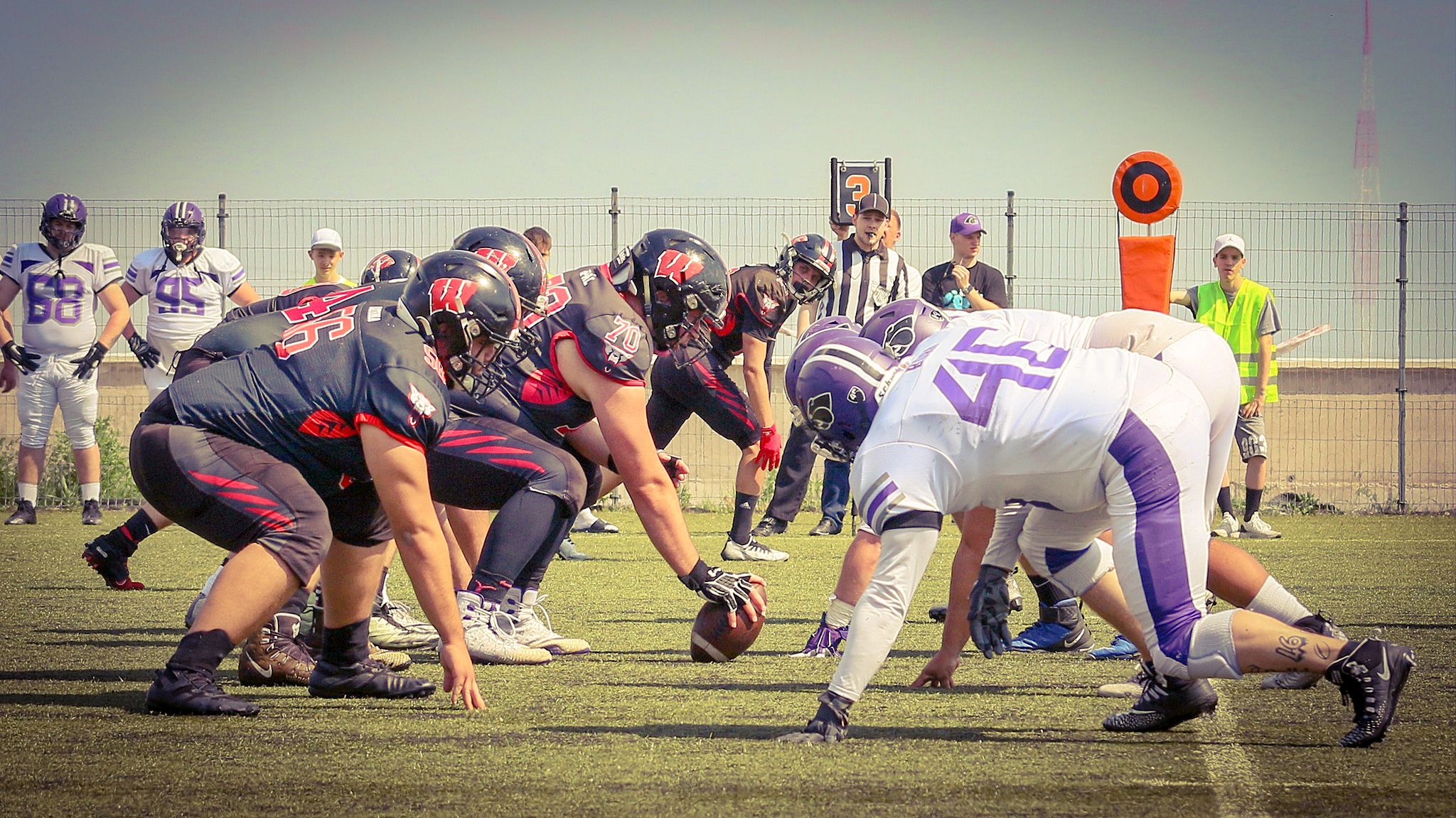 A XVII. Hungarian Bowl résztvevői: Budapest Wolves-Újpest Bulldogs (Fotó: Giraffe Photos)