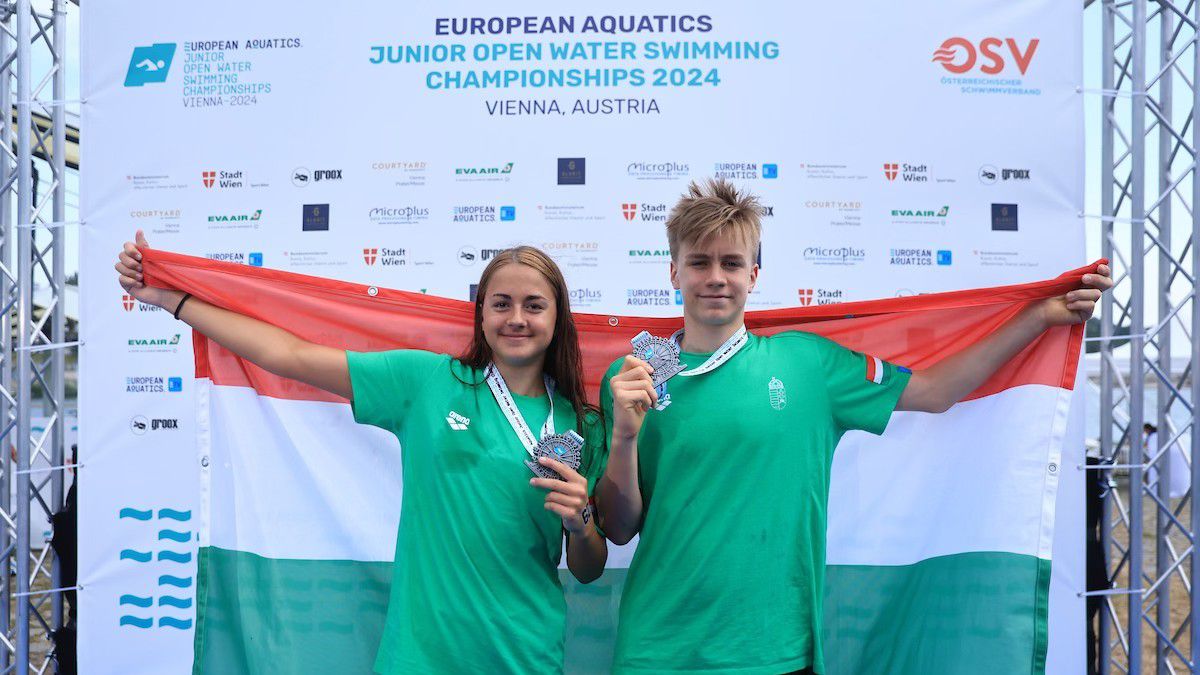 Négy magyar ezüst a nyílt vízi úszók korosztályos Európa-bajnokságán