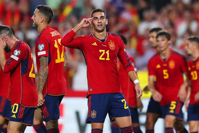 Ferran Torres csereként is duplázni tudott a spanyol válogatottban