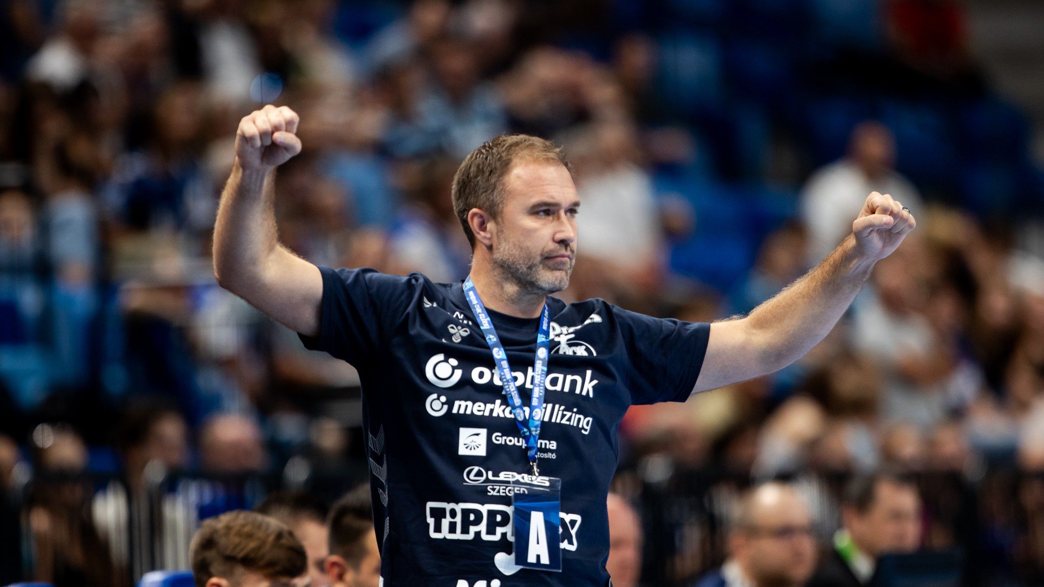 Michael Apelgren a BL-ben is debütál a szegedi kispadon (Fotó: pickhandball.hu)