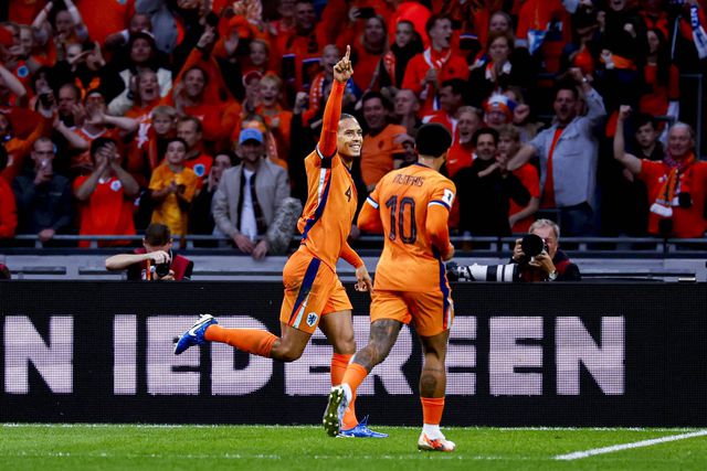 Virgil van Dijk egy góllal járult hozzá a holland sikerhez