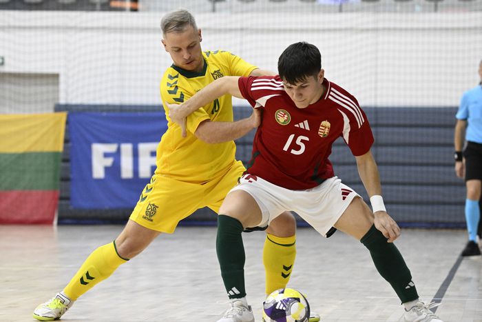A litvánok ezúttal sem tudták legyőzni a magyar válogatottat (Fotó: MTI)