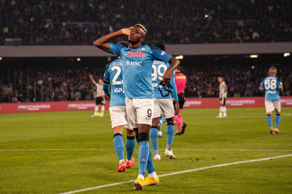Victor Osimhen megint a Napoli egyik legjobbja volt a Juventus elleni Serie A-rangadón (Fotó: Getty Images)