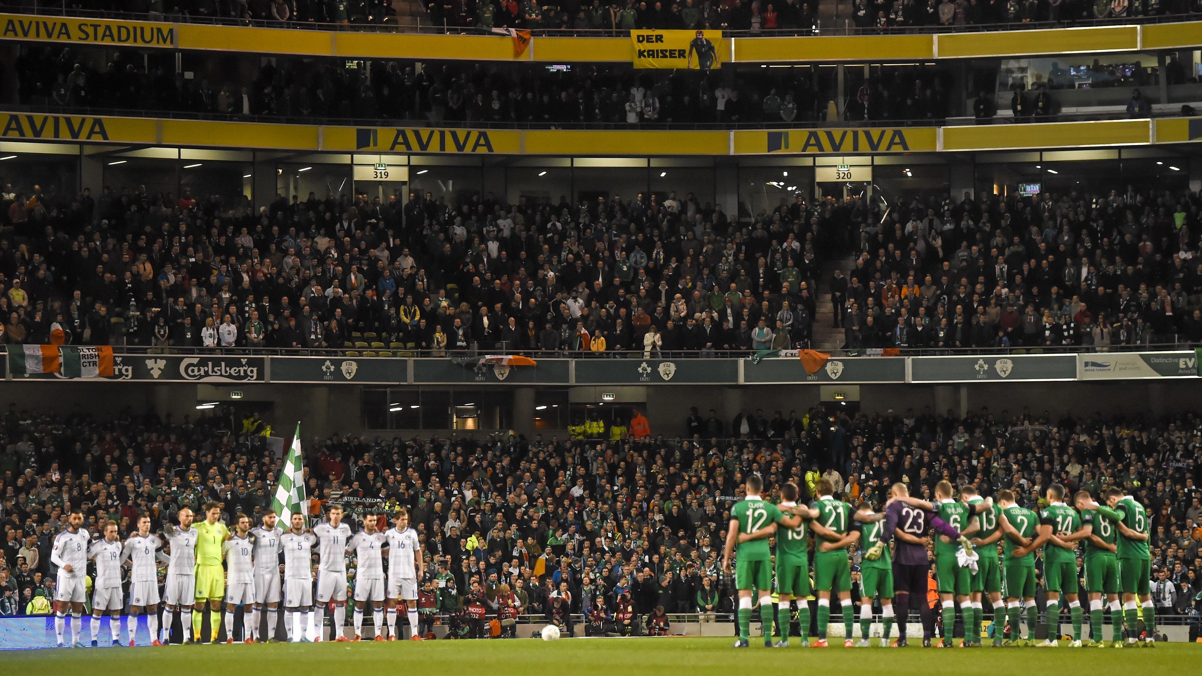 Egyperces gyászszünetet rendelt el az UEFA (Fotó: Getty Images)