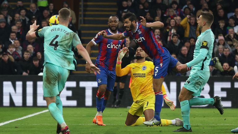 A Brighton 1–1-es döntetlent játszott a Crystal Palace-szal (Fotó: Getty Images)