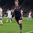 Kevin De Bruyne a gólja mellett gólpasszt is feljegyezhetett