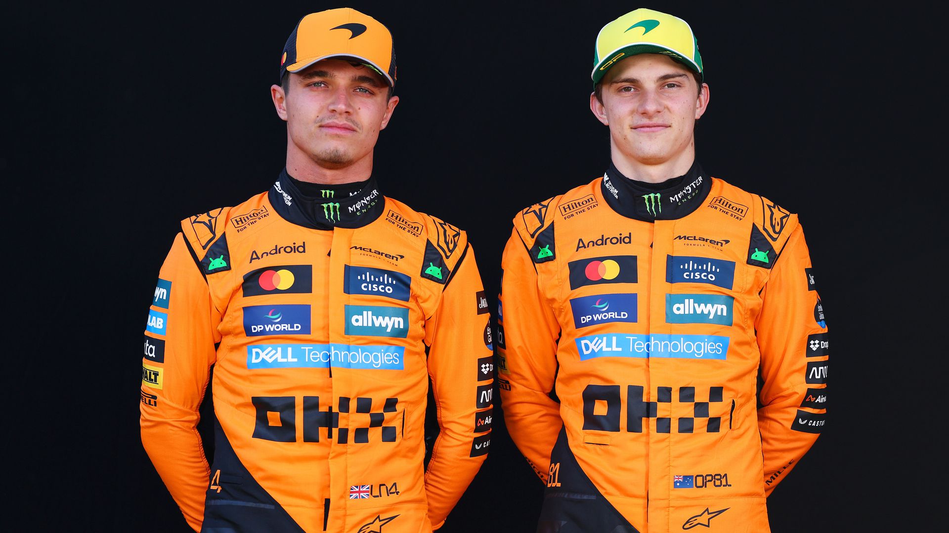 Lando Norris (balra) és márkatársa, Oscar Piastri valóban kimagasló idény elé néz? (Fotó: Getty Images)