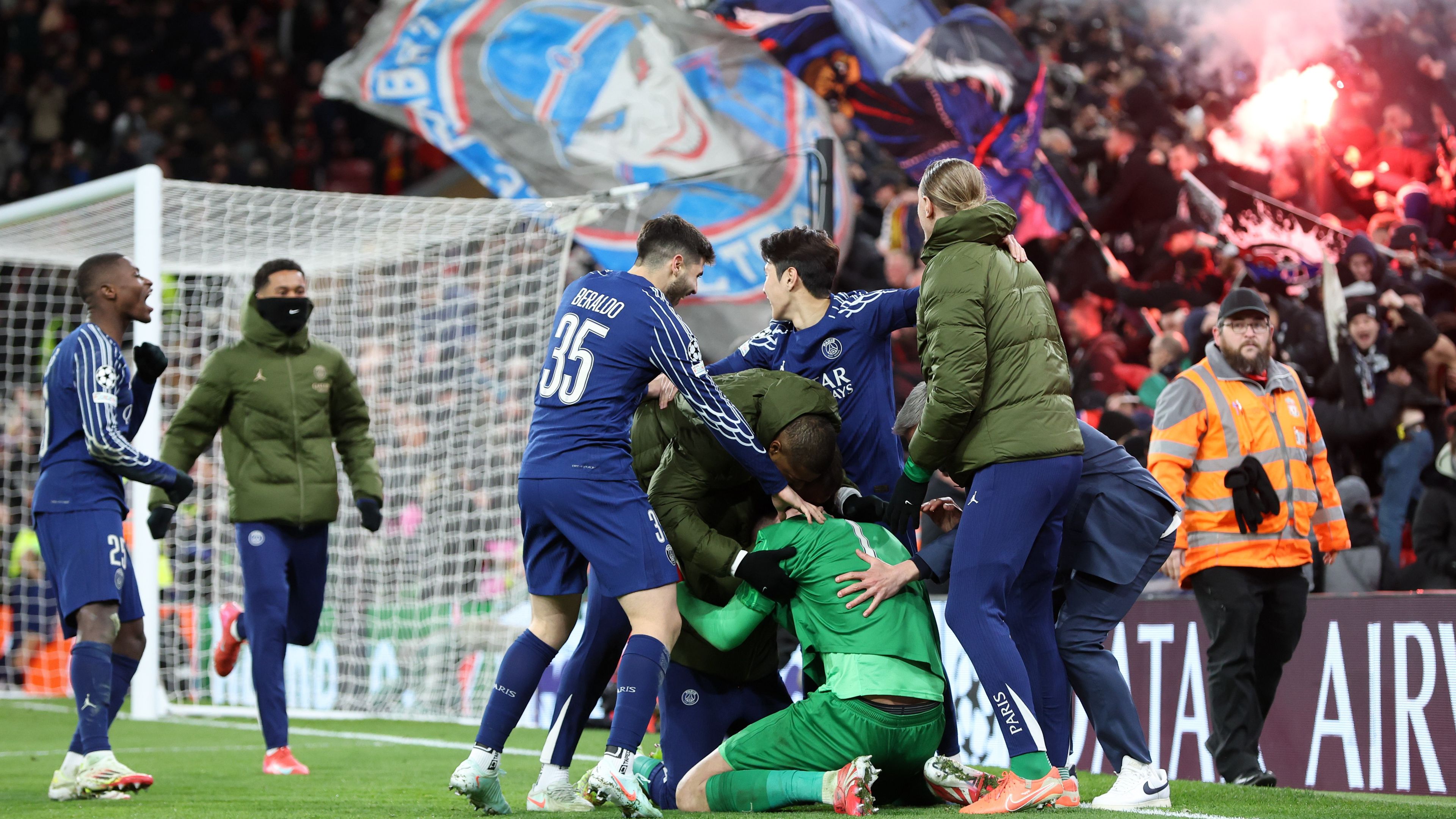 A Paris Saint-Germain ismét angol csapattal játszik, a Liverpool után az Aston Villa ellen próbálhatja meg a továbbjutást. (Fotó: Getty Images)