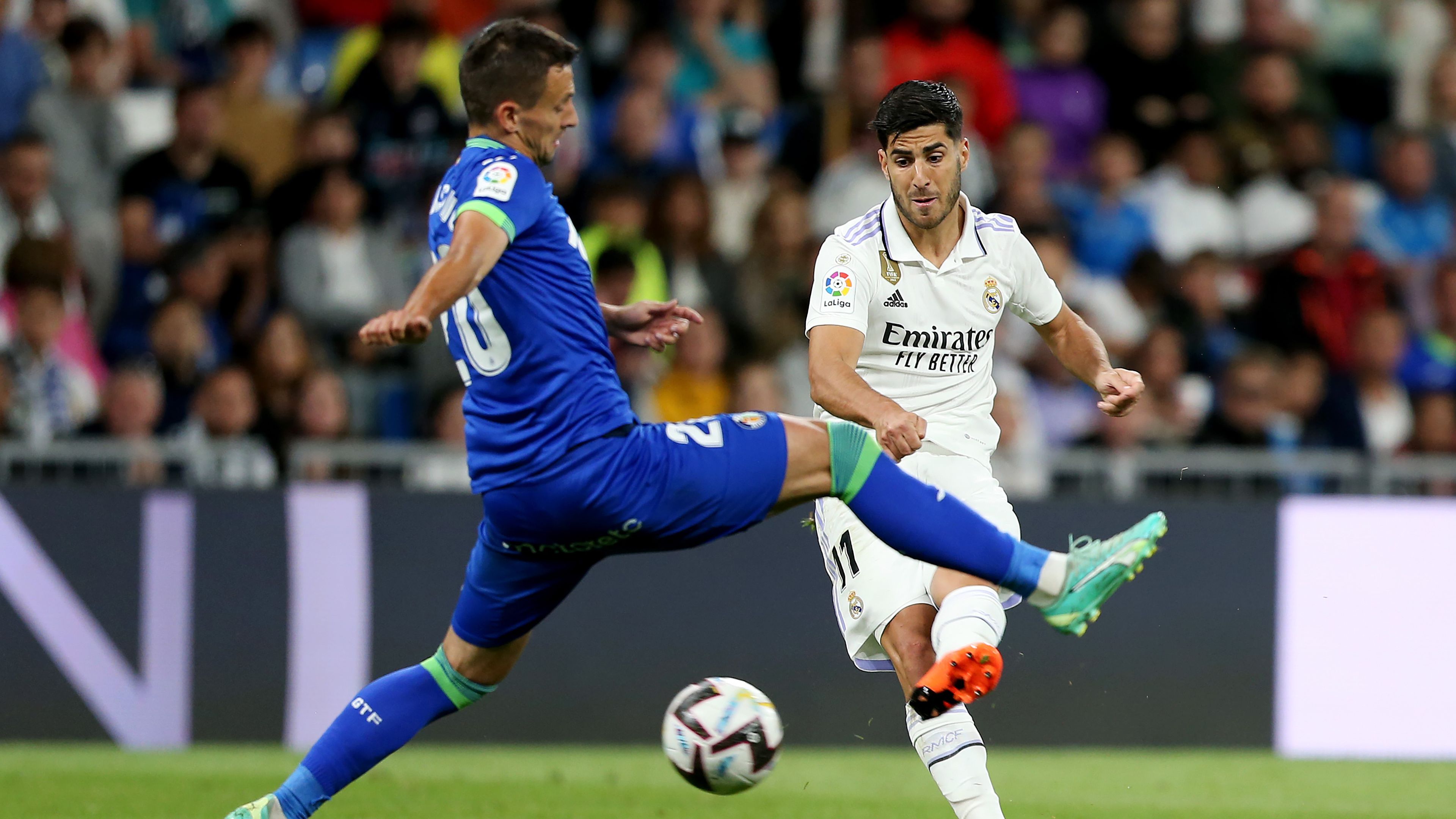 Marco Asensio lövése három pontot ért a Real Madridnak a Getafe ellen.