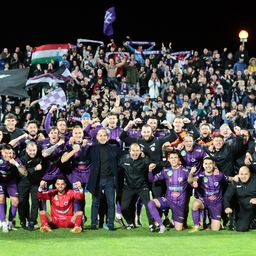 Galéria: Így ünnepeltek Kecskeméten a Ferencváros legyőzése után