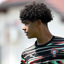 Cristiano Ronaldo fia bemutatkozott a portugál válogatottban