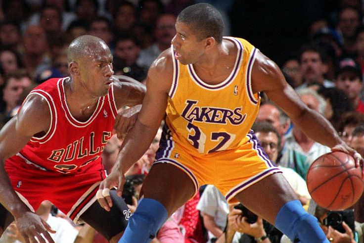 Kép: Együtt nyaral a két NBA-legenda, Michael Jordan és Magic Johnson