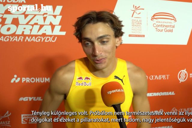 Armand Duplantis: Teljesen beleszerettem Budapestbe