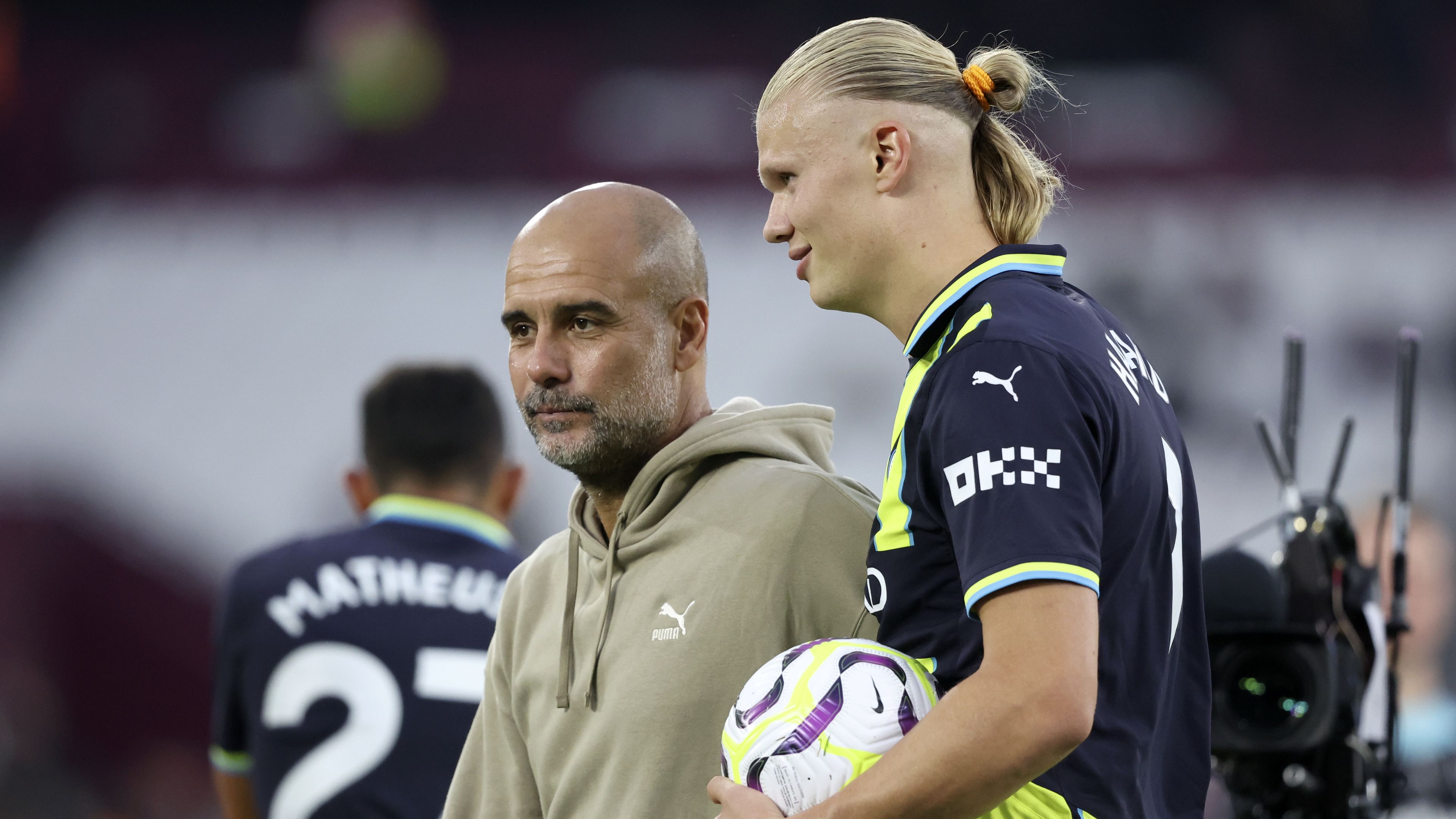 Pep Guardiola még nem tudja, hogy Erling Haaland bevethető lesz-e szombaton