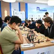 A férfiak hétfőn nyertek (Fotó: chess.hu)