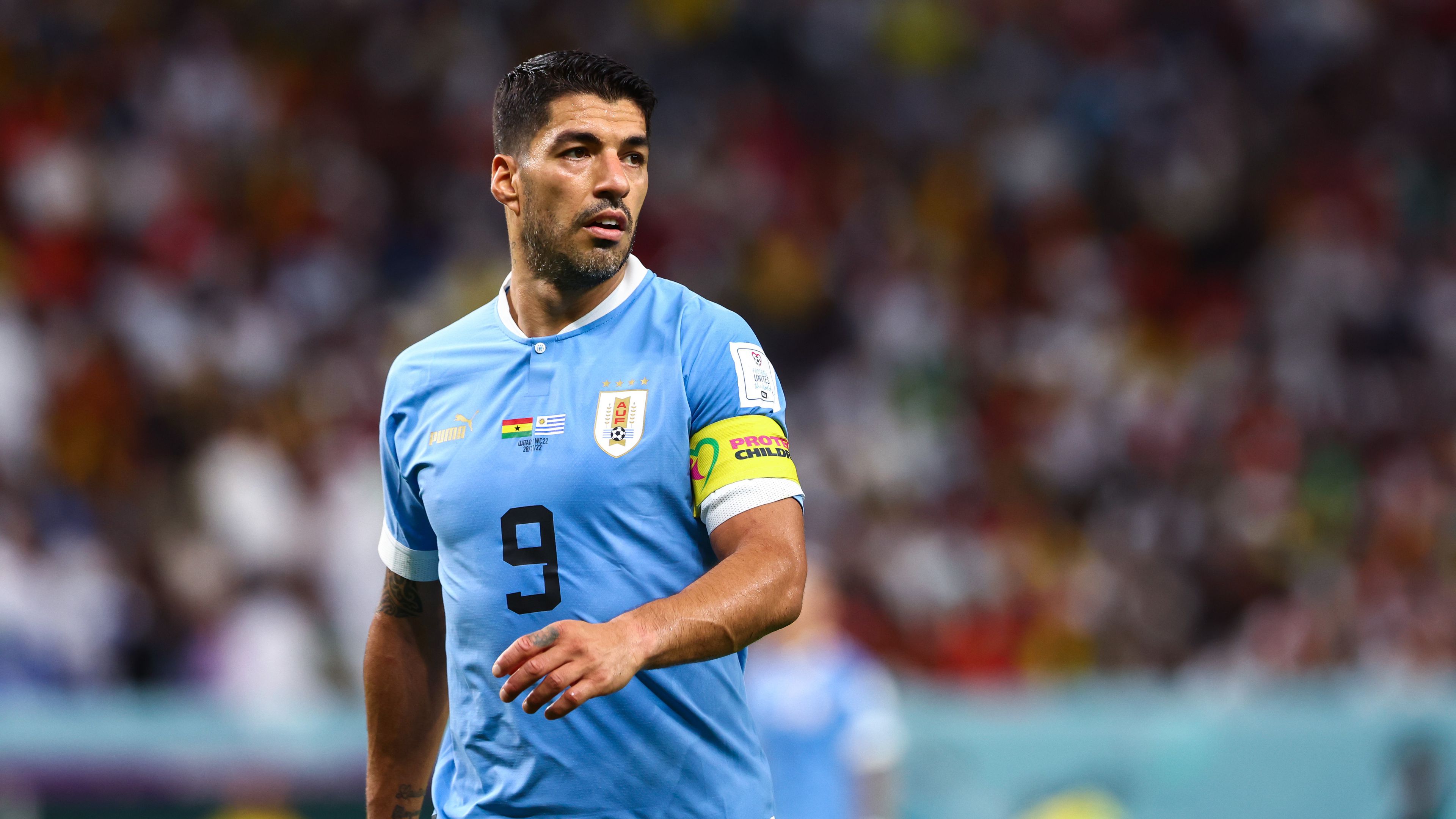 Luis Suárez rendkívül csalódott volt a katari vb-kiesést követően...