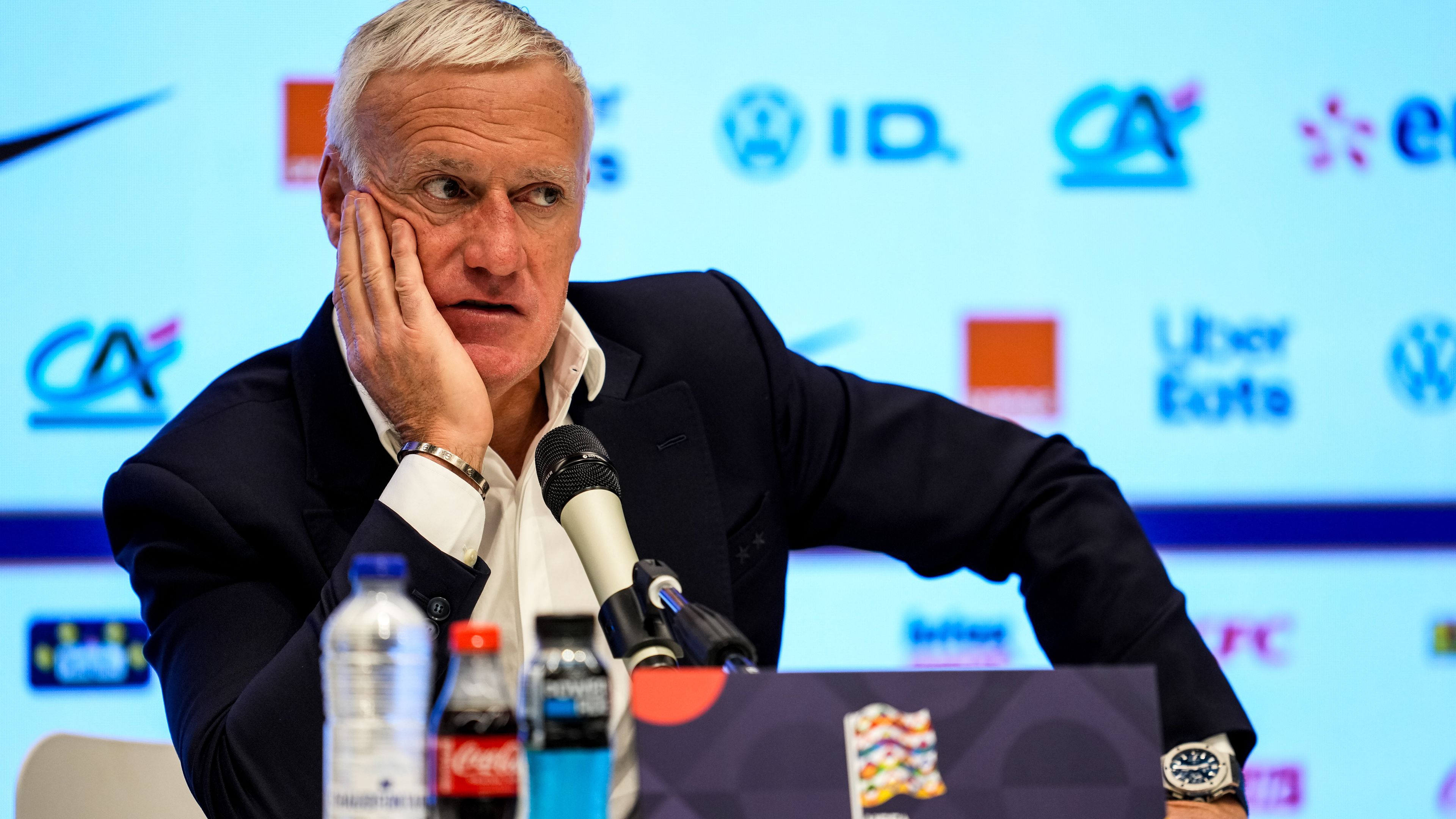 Didier Deschamps kiakadt, amikor Mbappéról kérdezték: „Nincs itt, hagyjátok békén”