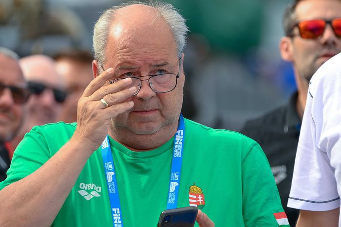 Sós Csaba beszélt a közelgő kontinensviadalról (Fotó: MTI)