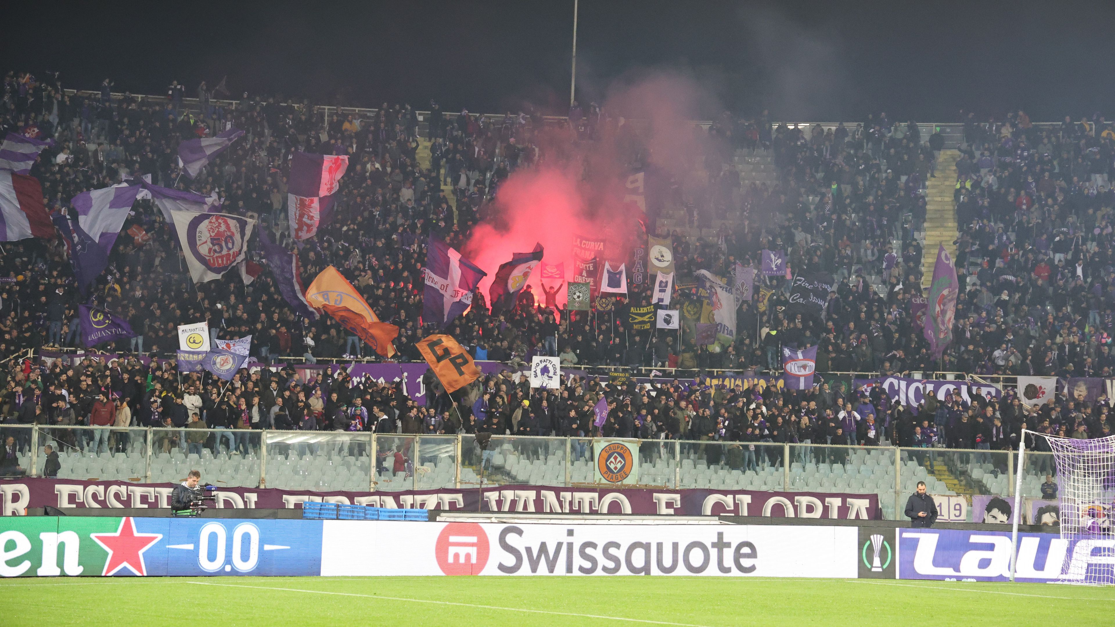 Az Újpest szurkolói is a Fiorentina táborában drukkolnak a Fradi ellen