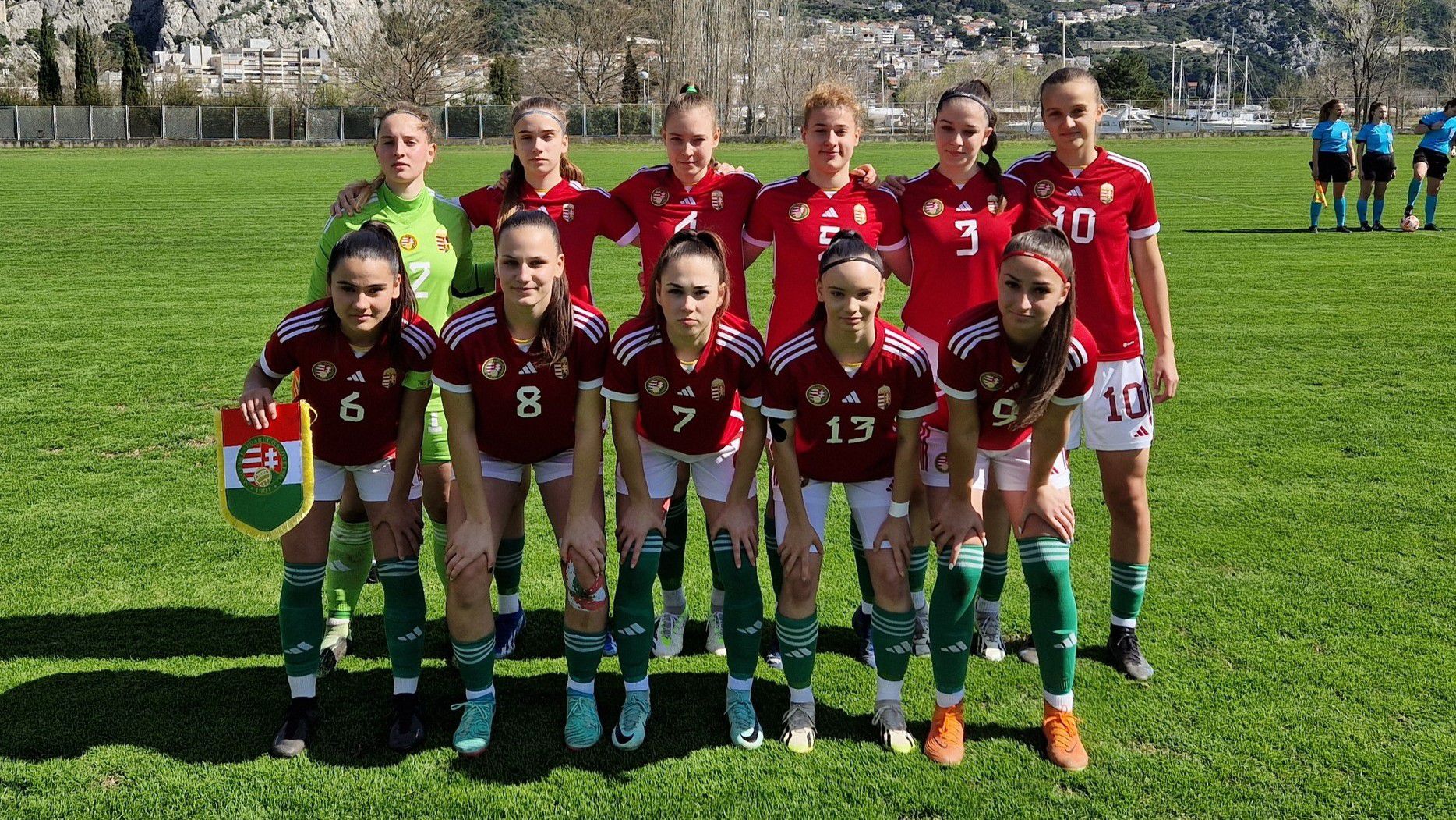 A magyar lányok selejtezőcsoportjuk utolsó helyén végeztek (Fotó: MLSZ)