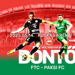 Fradi–Paks a Puskás Arénában; kupadöntő Olaszországban is – szerdai sportműsor