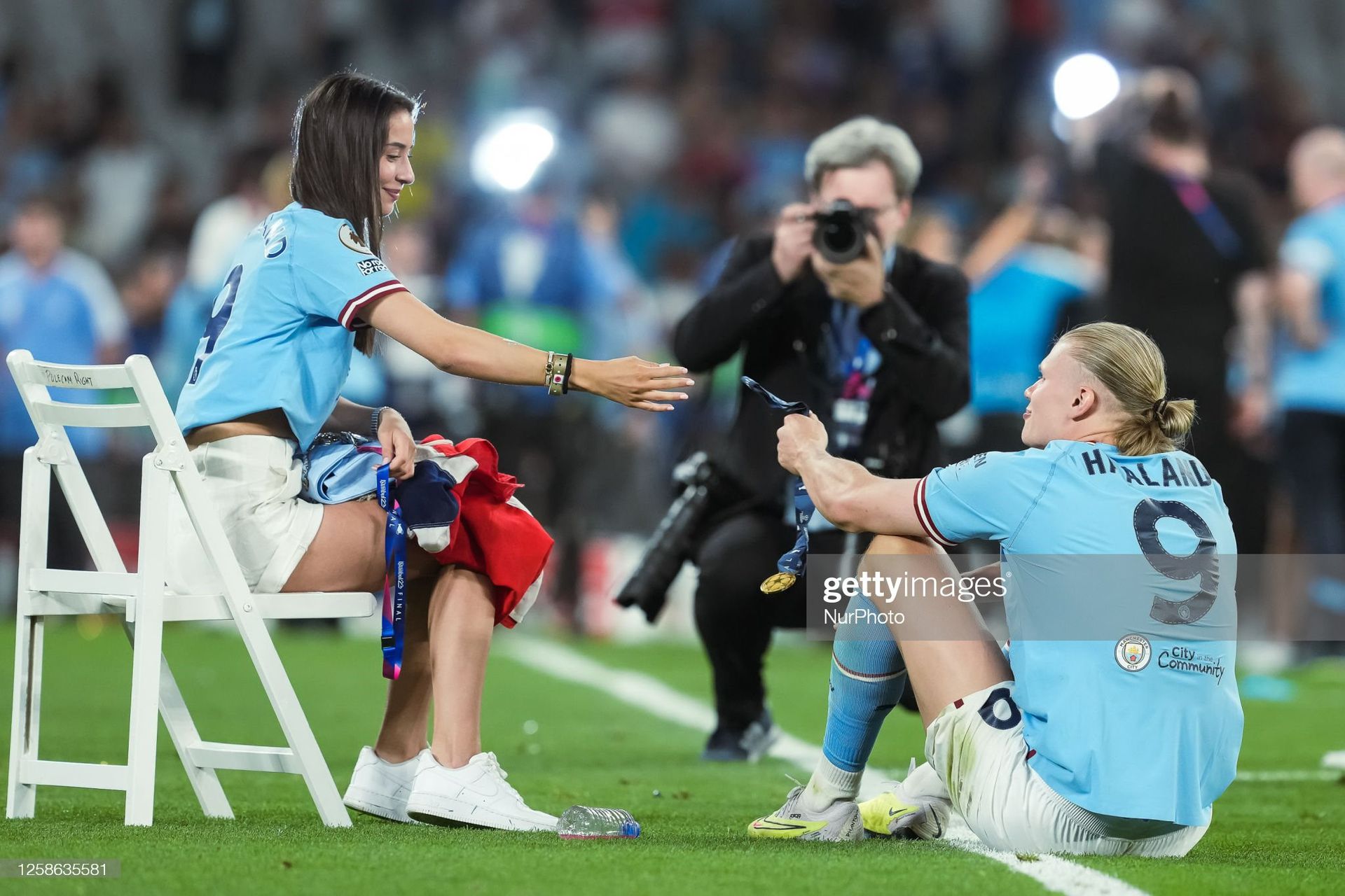 Együtt ünnepeltek a stadionban
/ Fotó: Getty Images