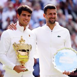 Videón Djokovics reakciója az elveszített Wimbledon-döntő után