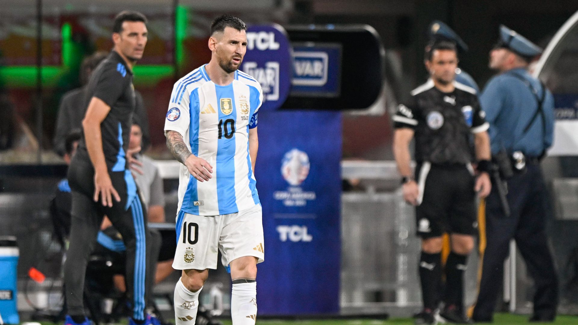 Lionel Messi bár csak egy gólt lőtt a mostani tornán, de előkészítéseivel továbbra is vezére az argentinoknak. (Fotó: Getty Images)