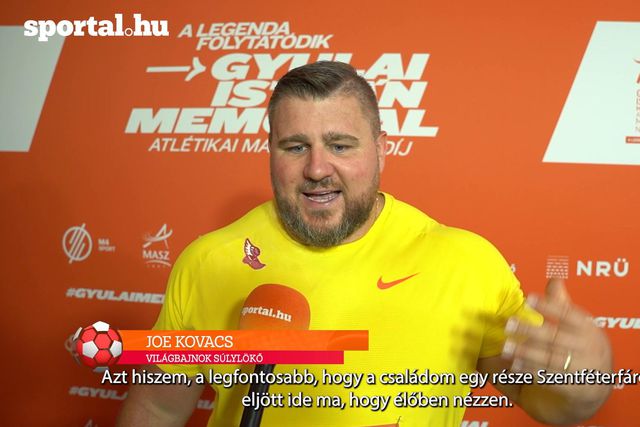 Joe Kovács: Amikor ide jövök, olyan mintha hazai verseny lennék