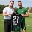 Gazdára talált Botka Endre meze, amelyet a Slovan elleni idegenbeli BL-mérkőzésen viselt