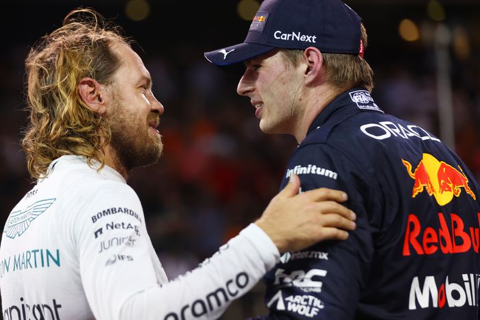 Sebastian Vettel szerint Max Verstappen tökéletesen kontrollálja a mezőnyt