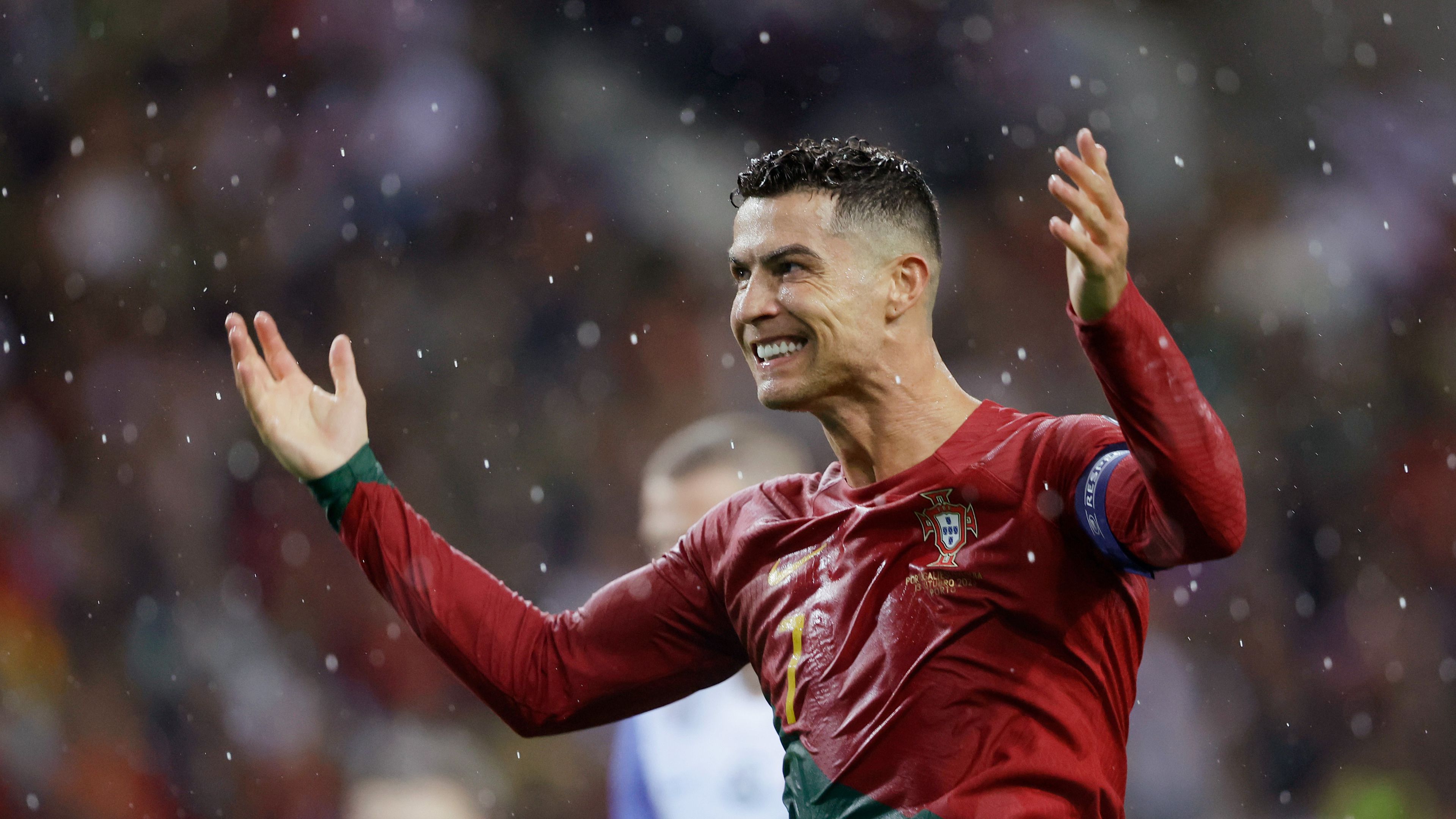 Két gólt szerzett Szlovákia ellen a portugál válogatott rekorder (Fotó: Getty Images)