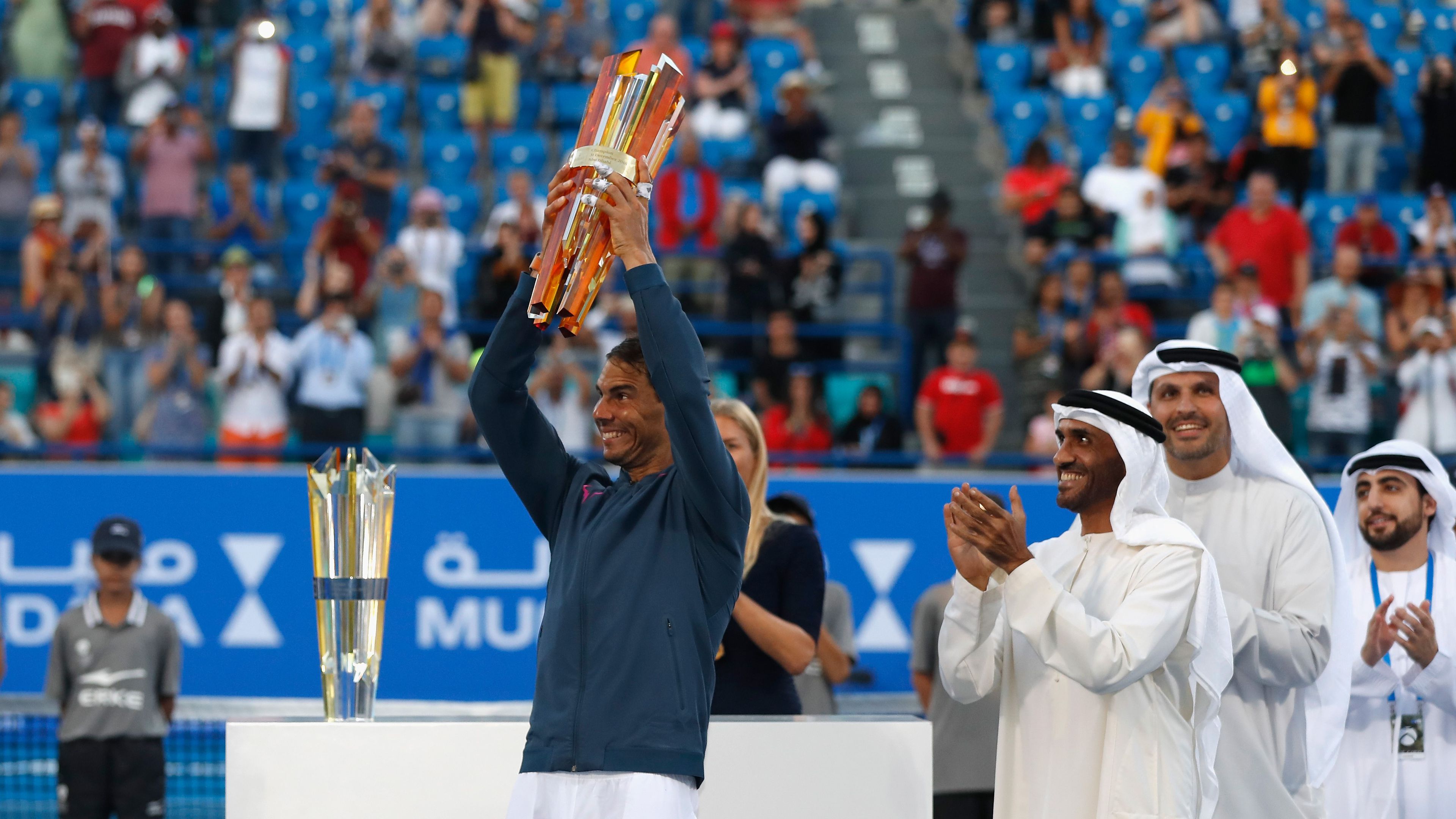 Rafael Nadal már hozzászokott ahhoz, hogy az arabok ünneplik (Fotó: Getty Images)