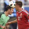 Németh Krisztián mesélhetne arról, milyen érzés volt a 2016-os Eb-n döntetlent játszani Portugáliával (Fotó: MTI/Illyés Tibor)