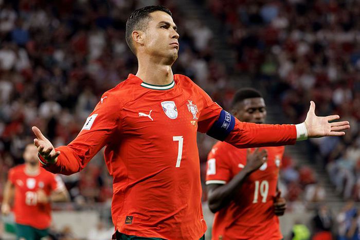 Csak a szokásos: Cristiano Ronaldo gólöröme (Fotó: Getty Images)