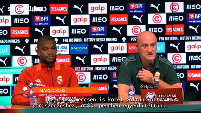 Marco Rossi: Portugália legyőzéséhez szükségünk lesz egy kis szerencsére