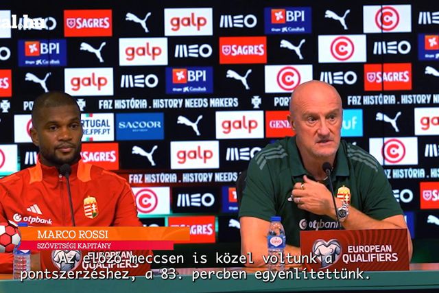 Marco Rossi: Portugália legyőzéséhez szükségünk lesz egy kis szerencsére