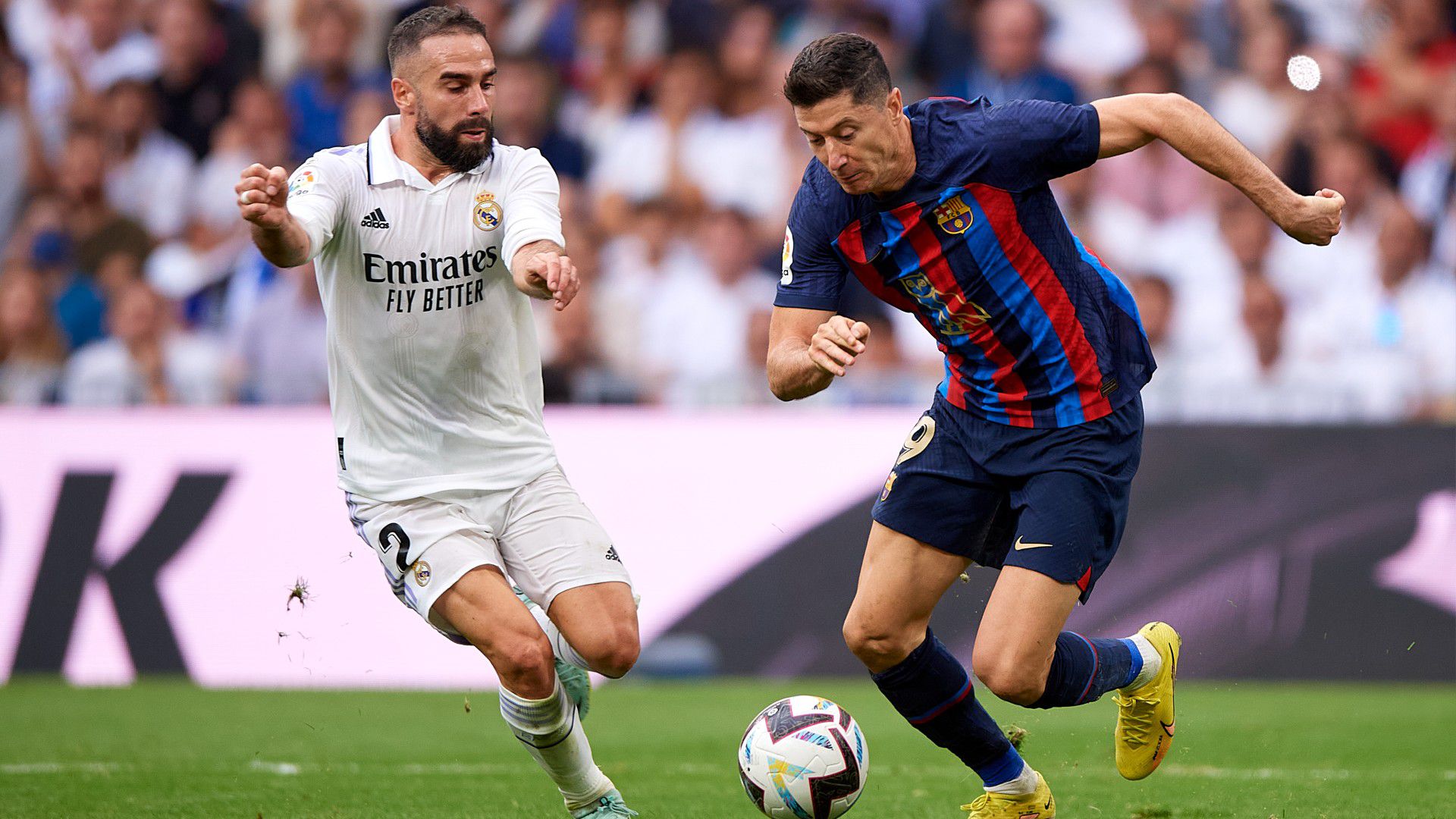 Úgy tűnik, hogy ebben az idényben nem lesz harmadik szereplő – a Real Madrid és a Barcelona versenghet egymással a spanyol bajnoki címért (Fotó: Getty Images)