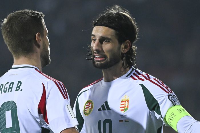 Szoboszlai az örmények ellen is a válogatott vezére volt (Fotó: MTI/Czeglédi Zsolt)