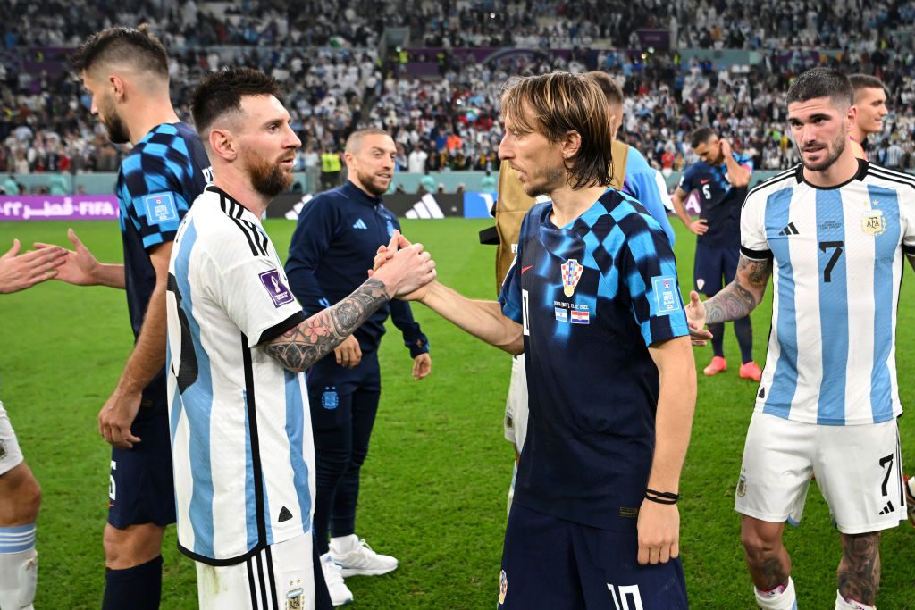 Modric ezt kívánta Messinek a lefújás után, és egy kicsit bírózott is