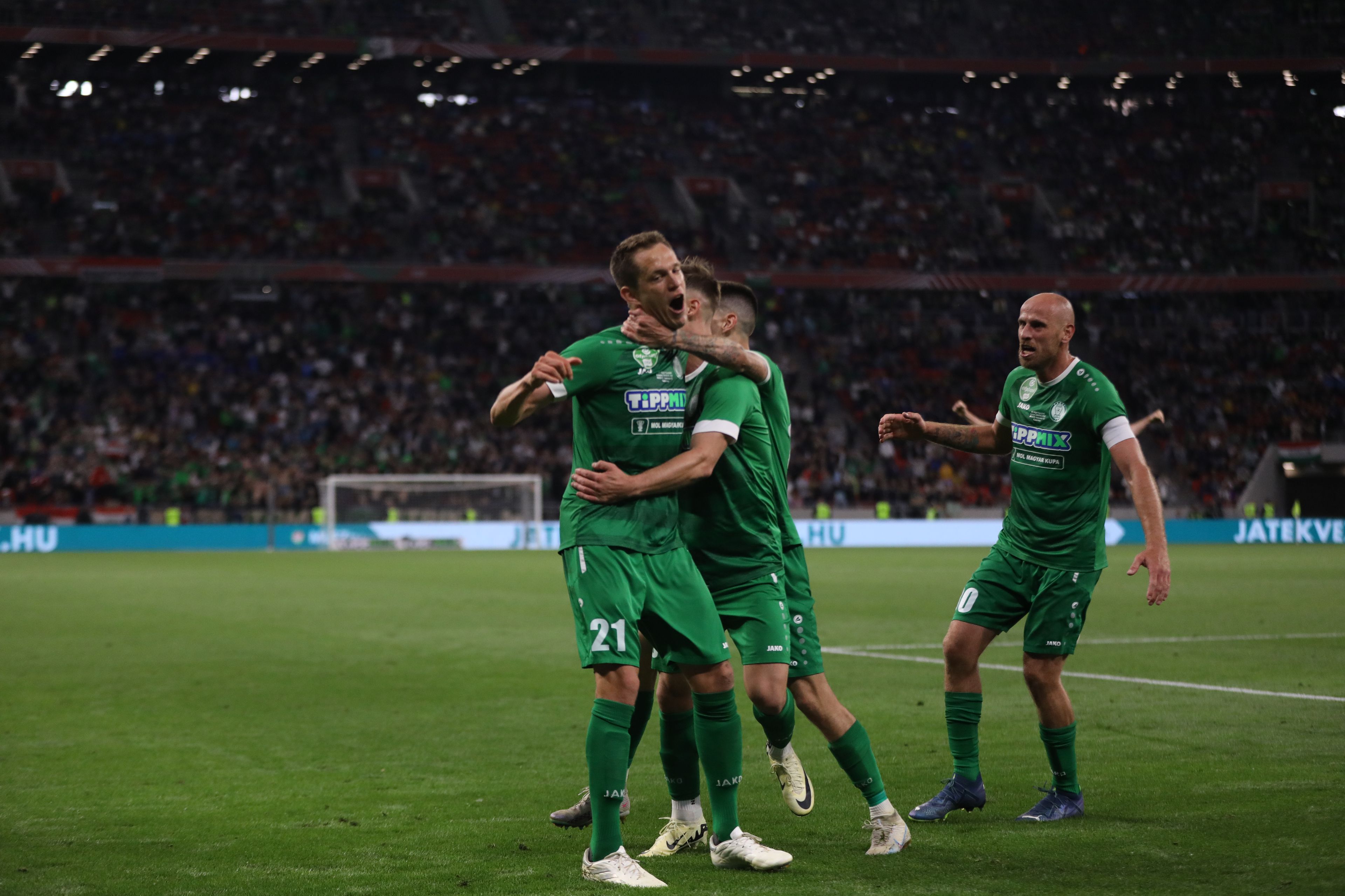 Élő: Papp góljával vezet a Paks a Ferencváros ellen a Magyar Kupa döntőben
