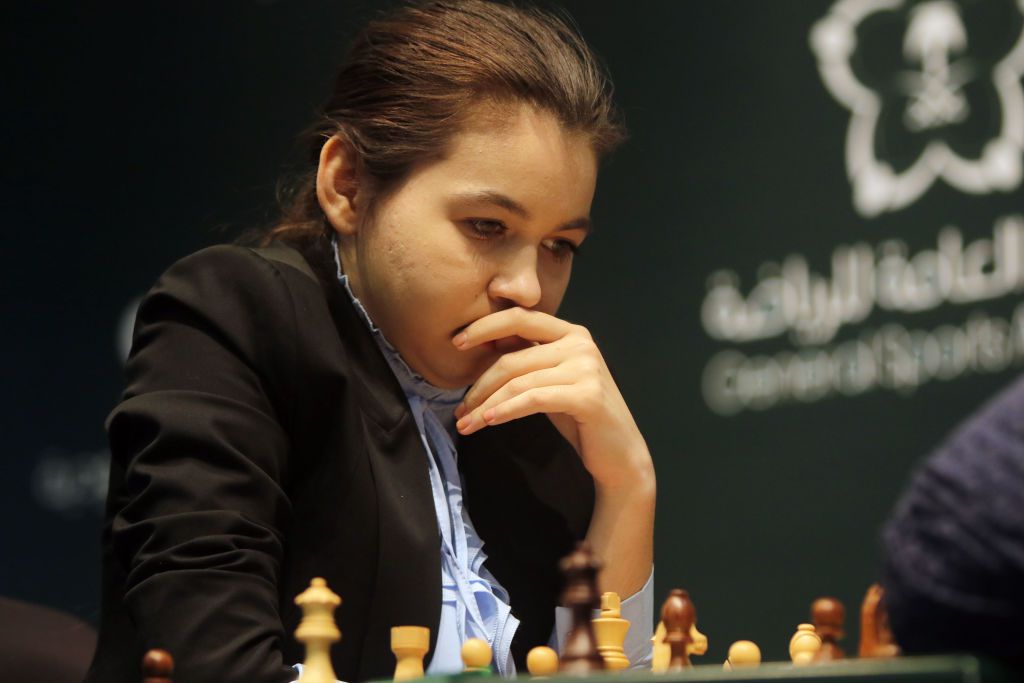 Alekszandra Gorjacskina nagyon közel áll ahhoz, hogy döntőt játszhasson (Fotó: Getty Images)