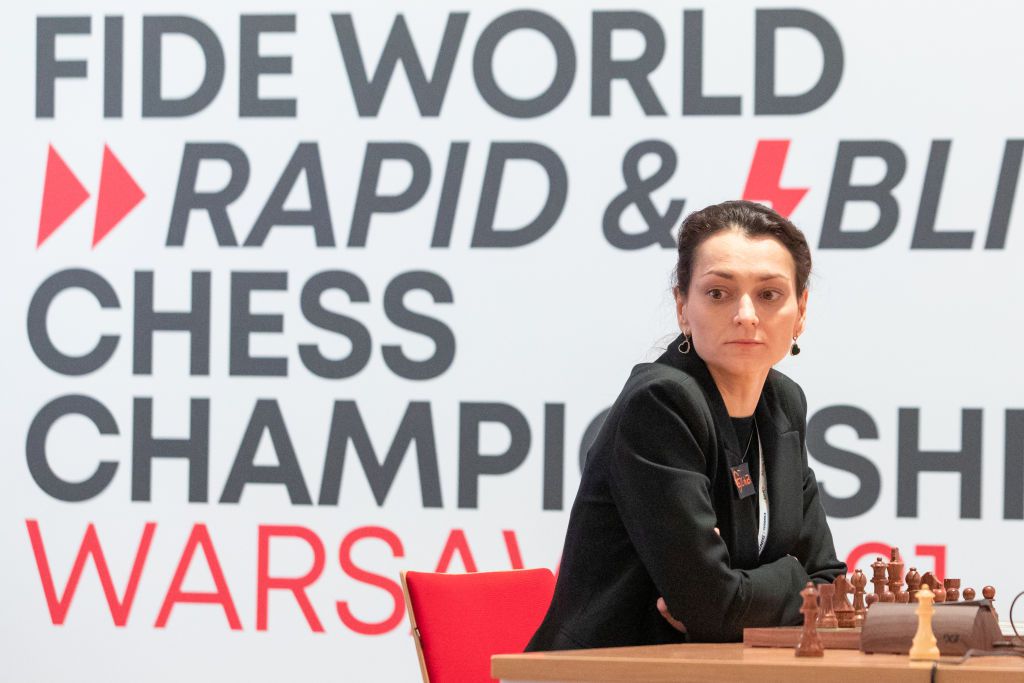 Kosztenyjuk igazi nagy hal a női sakkozásban: 2008 és 2010 között ő volt a világbajnok, most is hetedik a világranglistán (Fotó: Getty Images)
