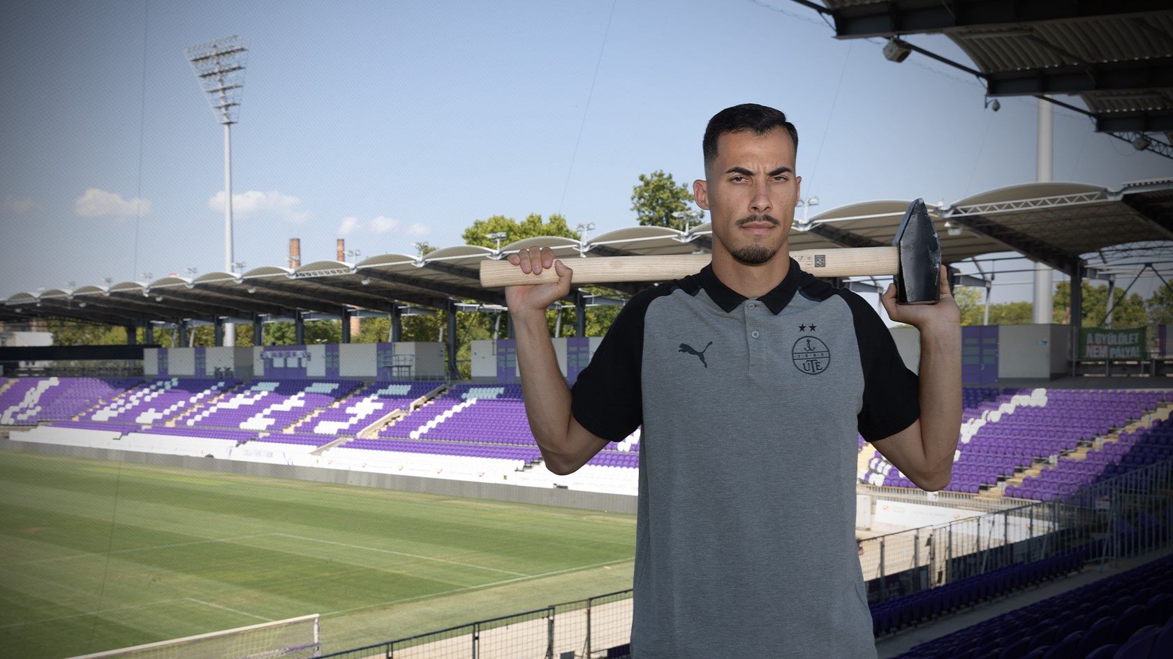 André Duartéval szilárdította védelmét az Újpest (Fotó: ujpestfc.hu)