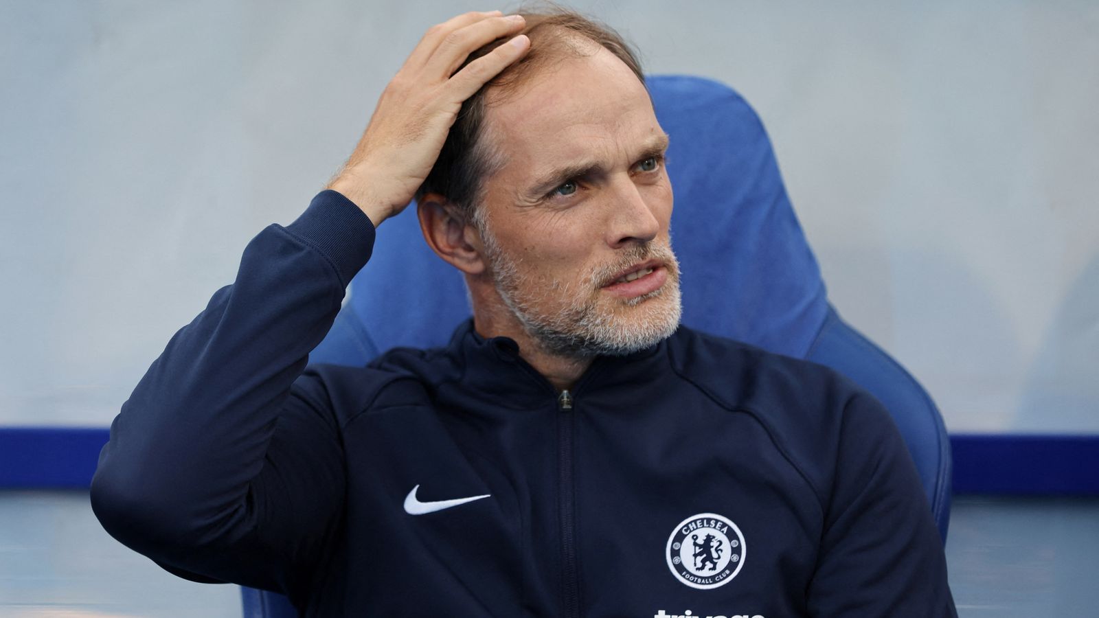 Thomas Tuchel foghatta a fejét, amikor a tulajdonos akart vele beszélni (Fotó: chelseafc.co.uk)