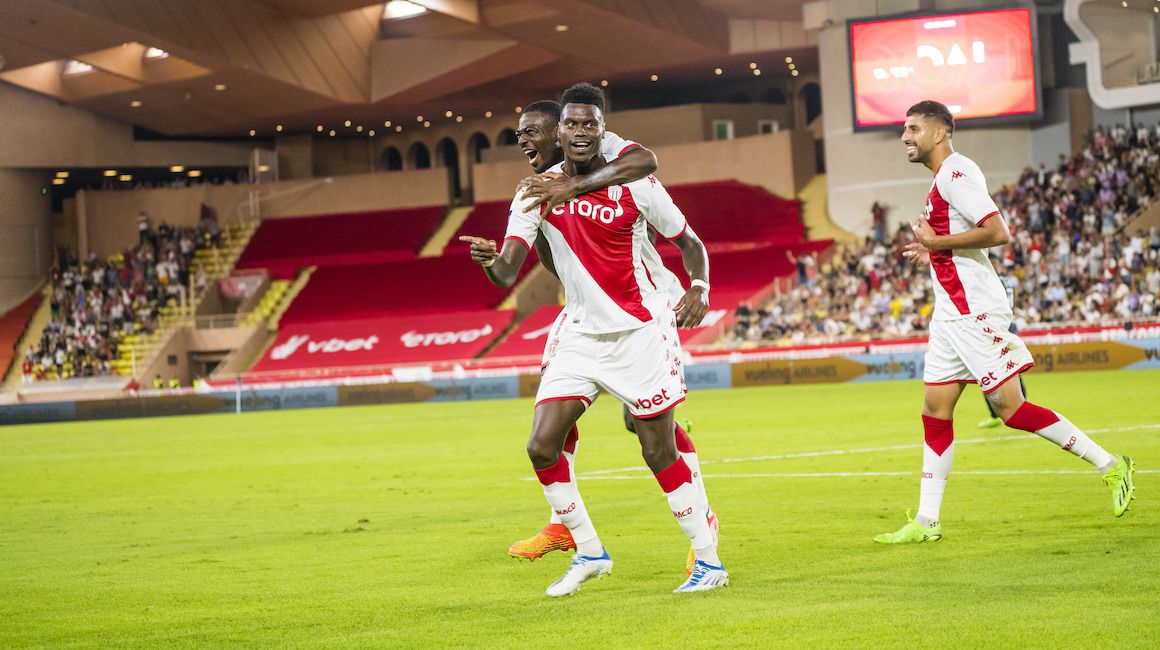 Benoit Badiashile és Youssouf Fofana (Fotó: Twitter/AS Monaco)