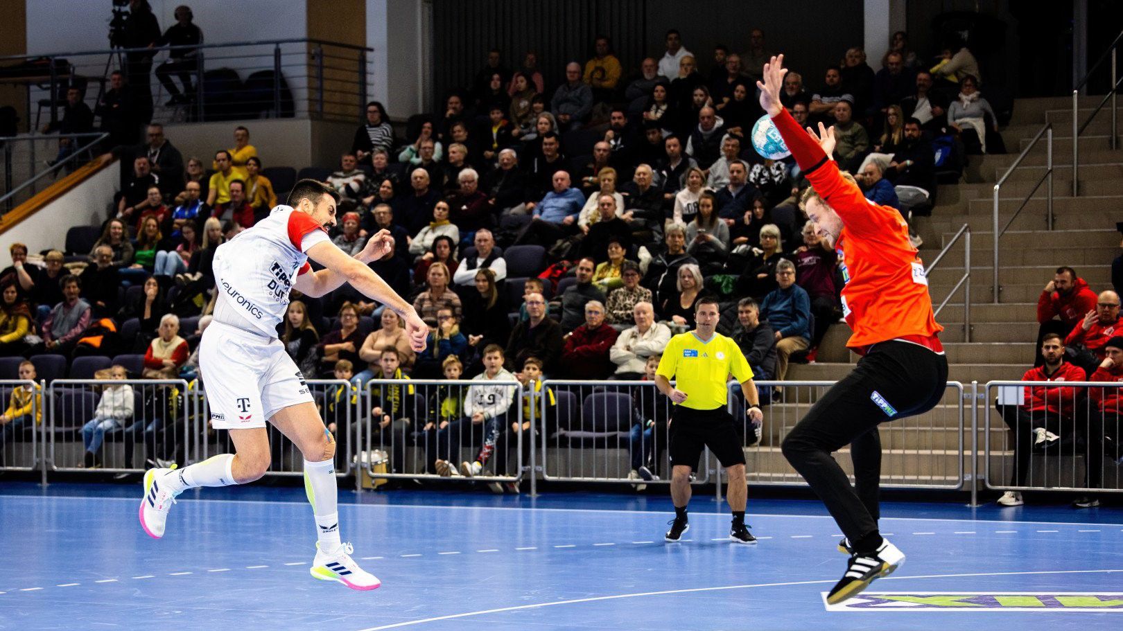 A Veszprém a mérkőzés utolsó húsz percében tette fölényessé sikerét (Fotó: handballveszprem.hu)