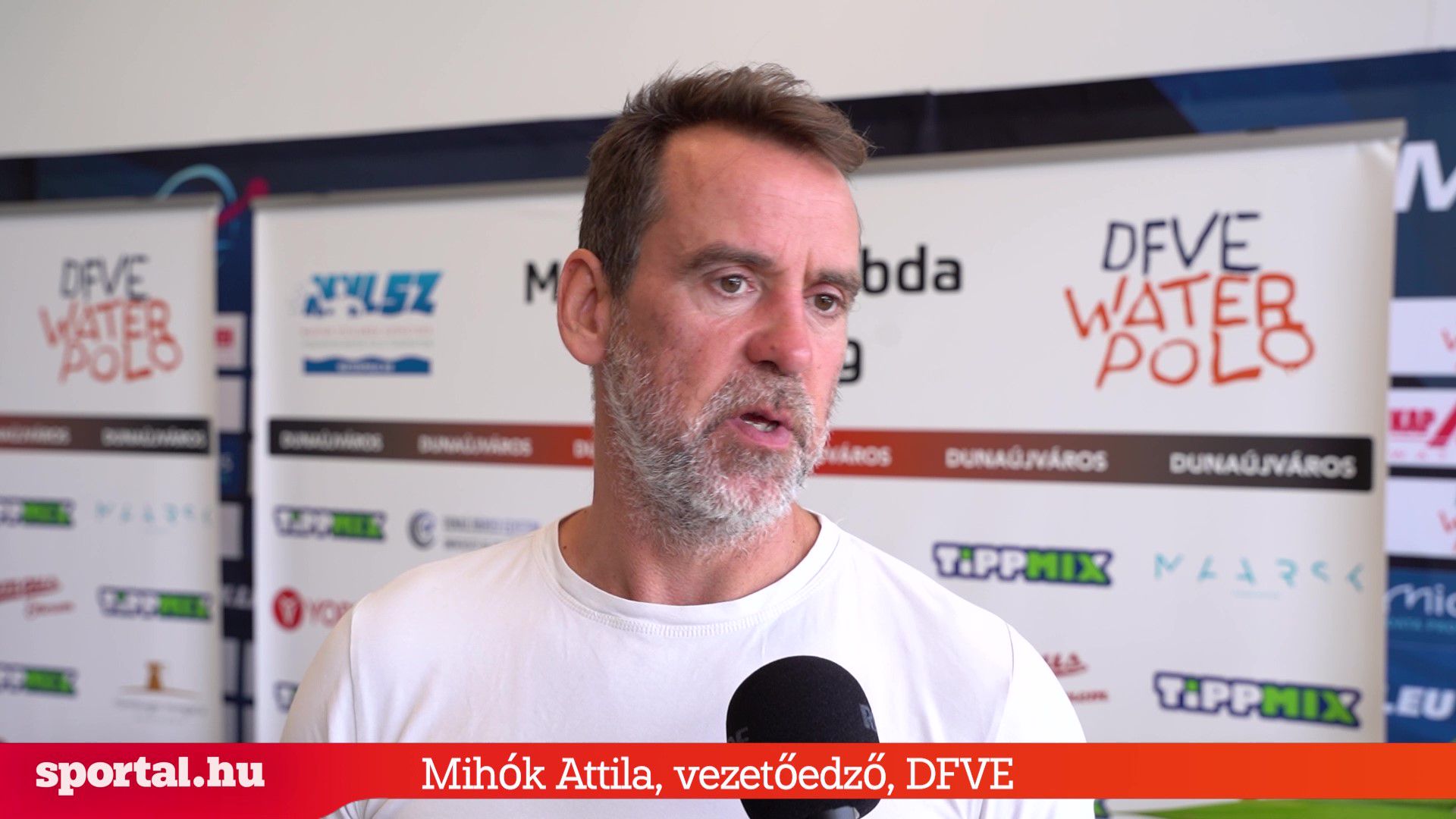 Sportal TV: Mihók Attila sok fiatallal dolgozik Dunaújvárosban