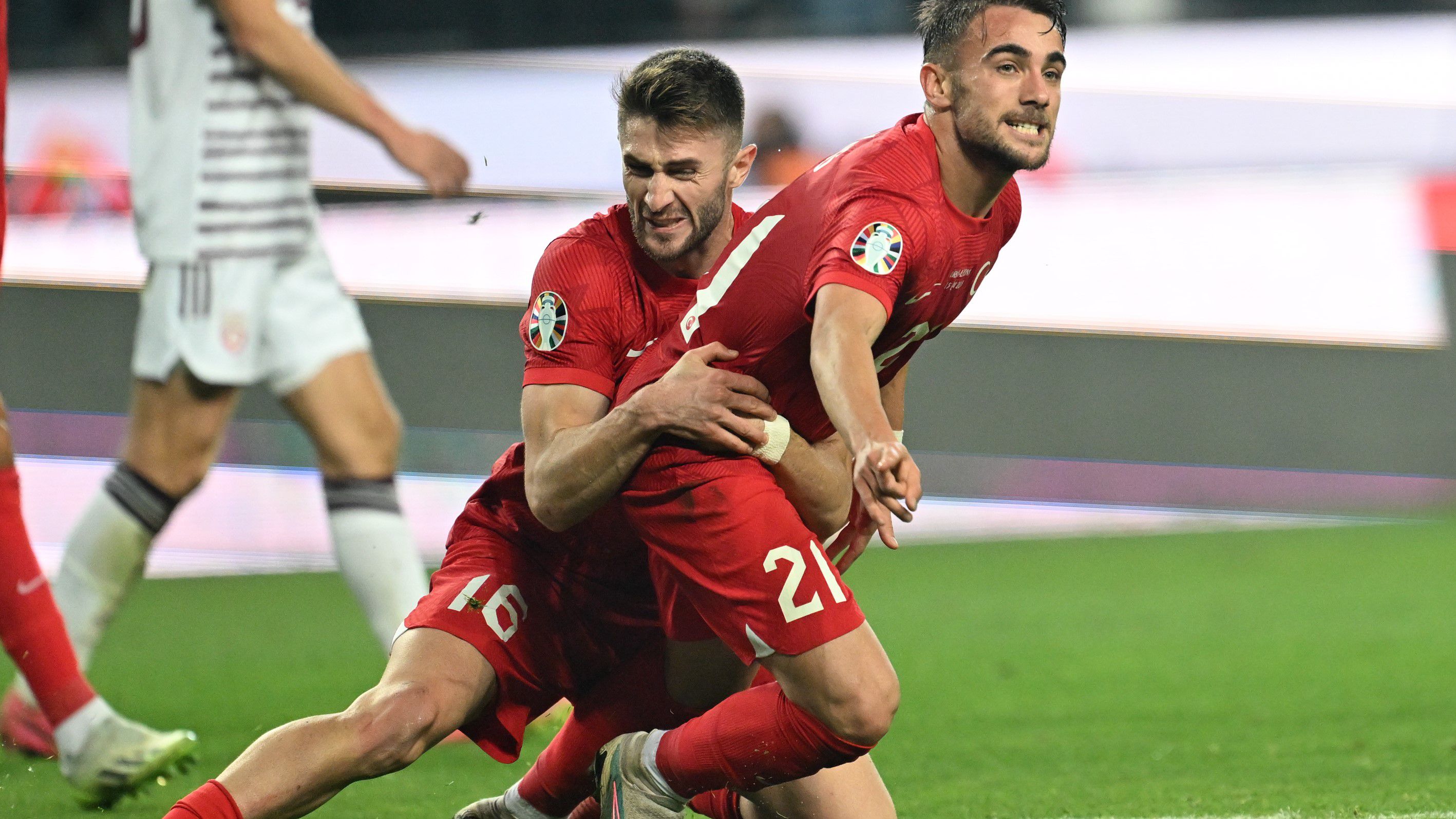 Yunus Akgün (21) találatával szerezte meg a vezetést a török válogatott Lettország ellen