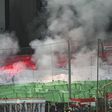 A magyar szurkolók egy molinóval fejezték ki részvétüket a boszniai ítéletidőben elhunytak előtt